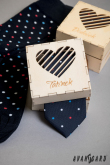 Cravată cu buline colorate - latime 7 cm