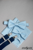 Bretiere elastice în formă de Y, albastru închis - latime 25 mm