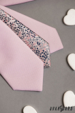 Cravata roz Avantgard Lux - latime 7 cm