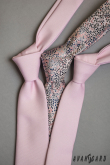 Cravata roz Avantgard Lux - latime 7 cm