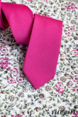 Cravata mata fucsia - latime 7 cm