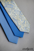 Cravată strâmtă albastră - latime 5 cm