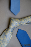 Cravată strâmtă albastră - latime 5 cm