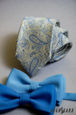 Cravata cu model Paisley - latime 7 cm