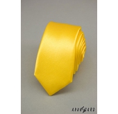 Cravată îngustă, galben distinctiv - latime 5 cm