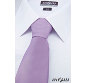 Cravată liliac netedă - latime 7 cm