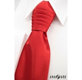 Cravată de nuntă roșie netedă - universal