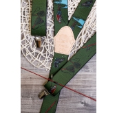 Bretele de pescuit cu prindere pe cleme metalice - latime 35 mm