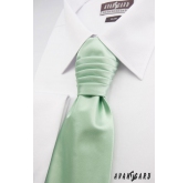 Cravată de mireasă verde delicat - universal